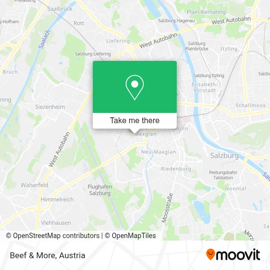 Beef & More map
