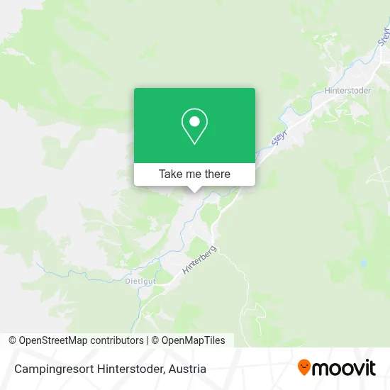 Campingresort Hinterstoder map