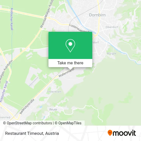 Restaurant Timeout map