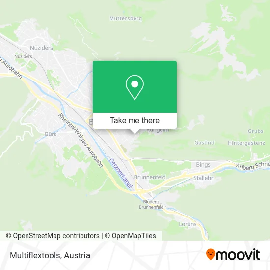 Multiflextools map