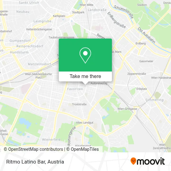Ritmo Latino Bar map