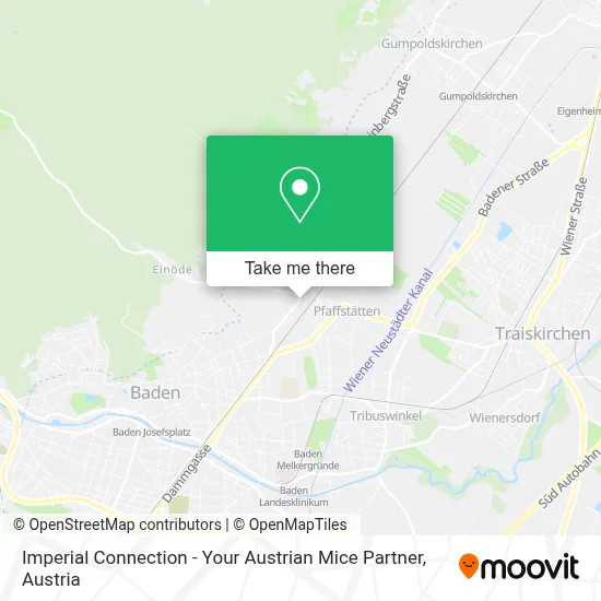 Imperial Connection - Your Austrian Mice Partner map