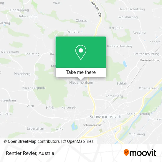 Rentier Revier map