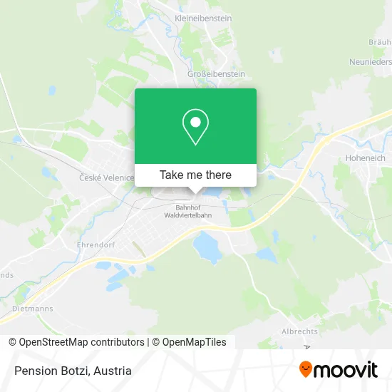 Pension Botzi map