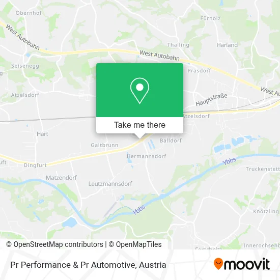 Pr Performance & Pr Automotive map