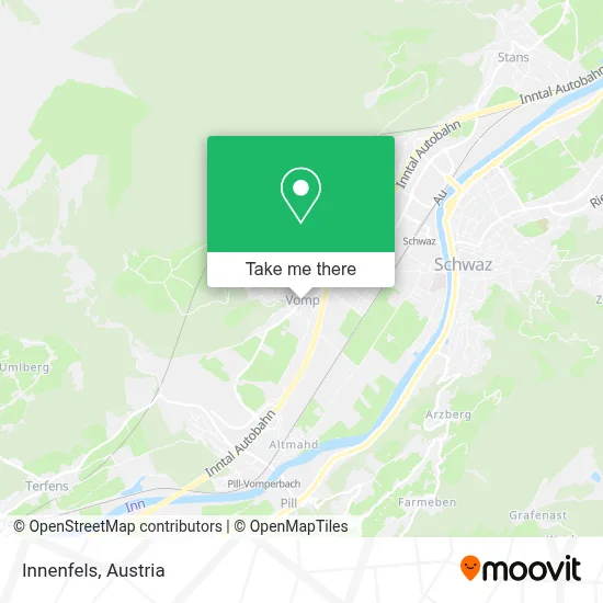 Innenfels map