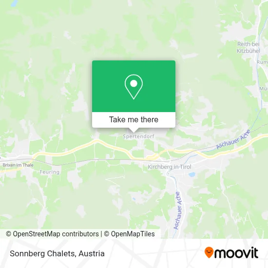 Sonnberg Chalets map