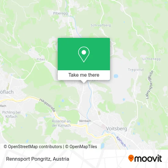 Rennsport Pongritz map