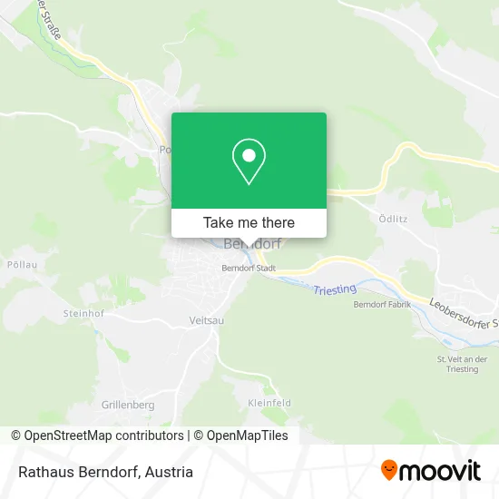 Rathaus Berndorf map