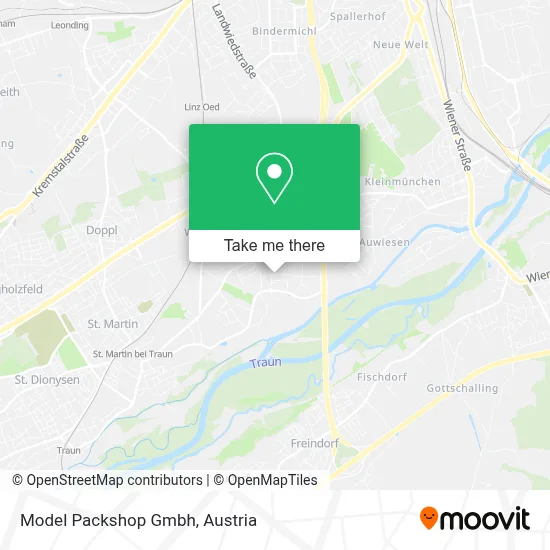 Model Packshop Gmbh map