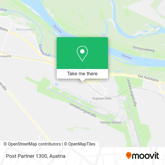 Post Partner 1300 map