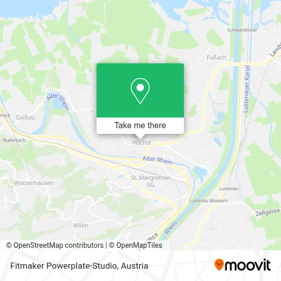 Fitmaker Powerplate-Studio map