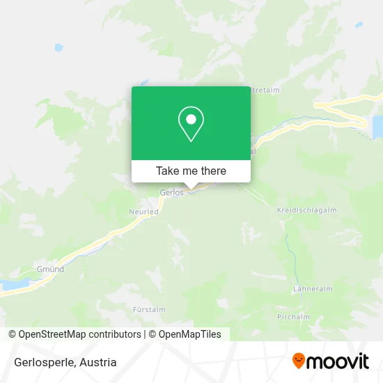 Gerlosperle map