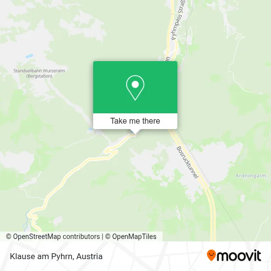Klause am Pyhrn map