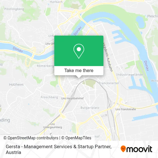 Gersta - Management Services & Startup Partner map