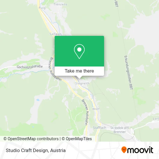 Studio Craft Design map