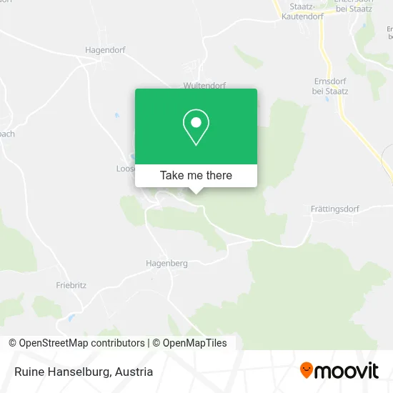 Ruine Hanselburg map