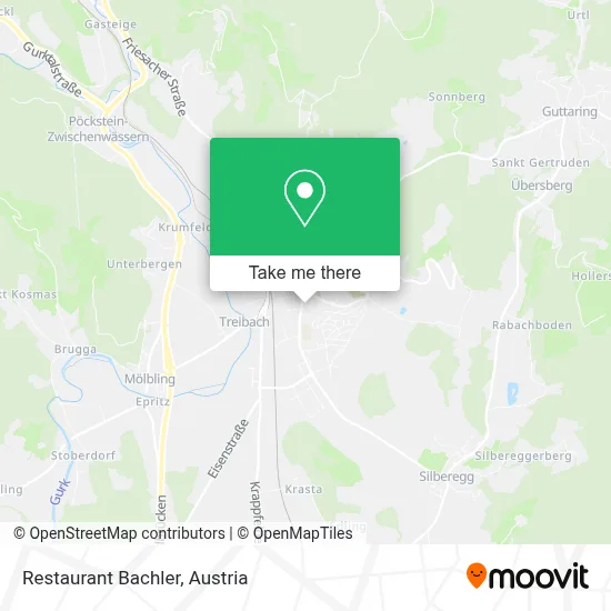 Restaurant Bachler map
