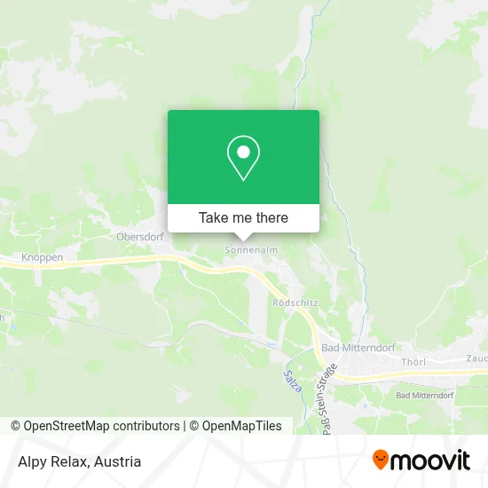 Alpy Relax map
