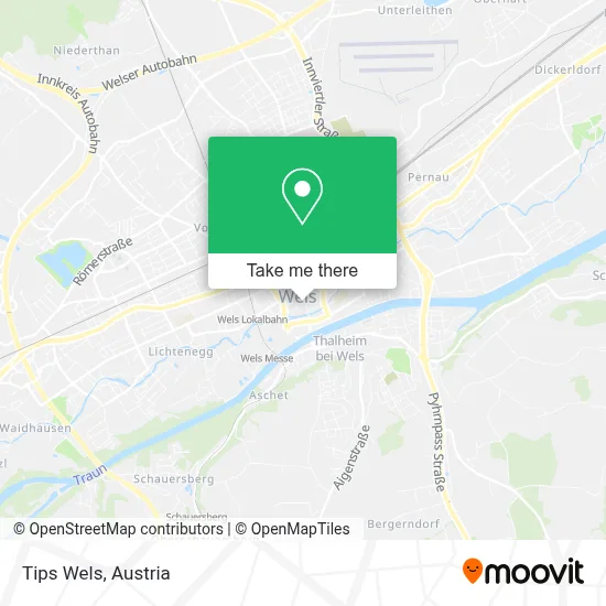 Tips Wels map