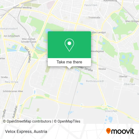 Velox Express map