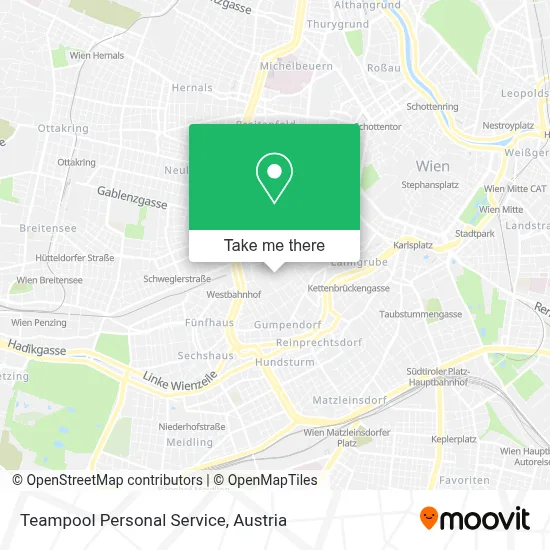 Teampool Personal Service map