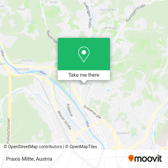 Praxis Mitte map