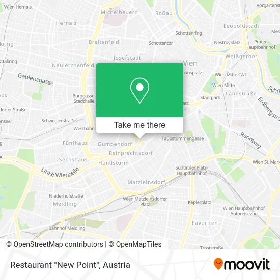 Restaurant "New Point" map