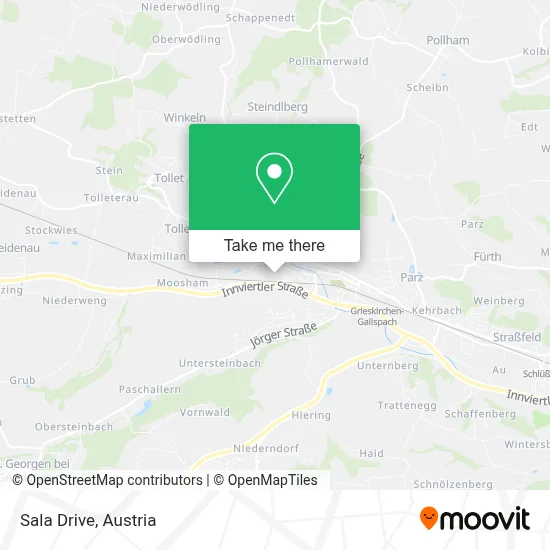 Sala Drive map