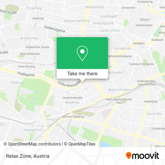 Relax Zone map