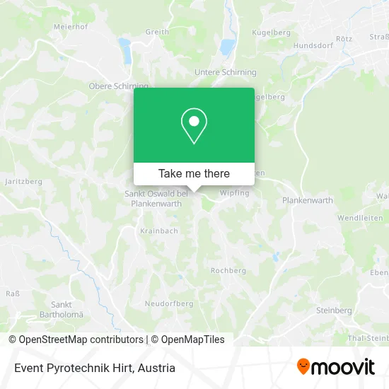 Event Pyrotechnik Hirt map