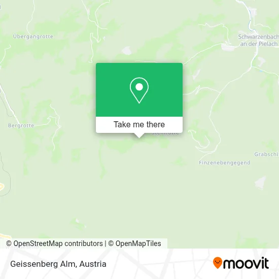 Geissenberg Alm map