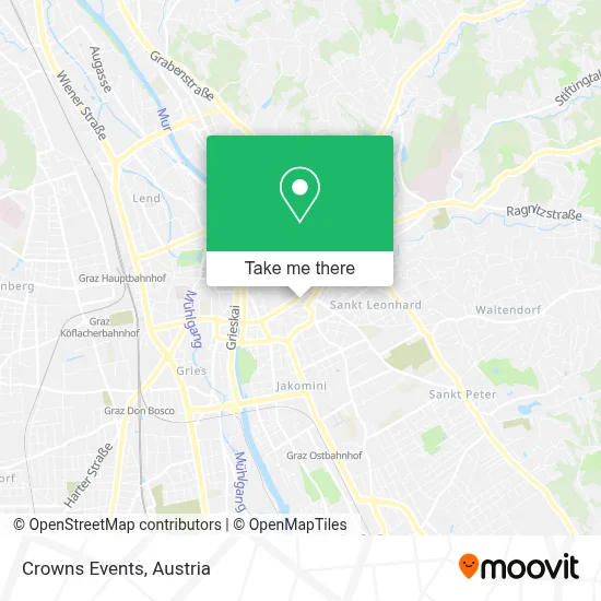 Crowns Events map