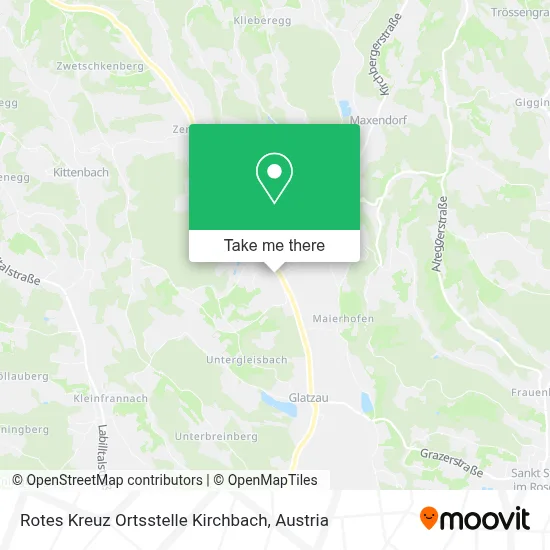Rotes Kreuz Ortsstelle Kirchbach map