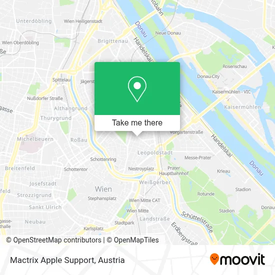 Mactrix Apple Support map