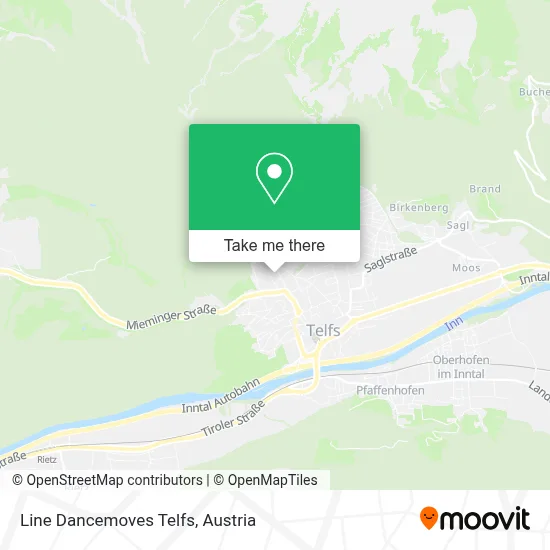 Line Dancemoves Telfs map