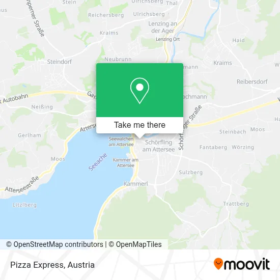 Pizza Express map
