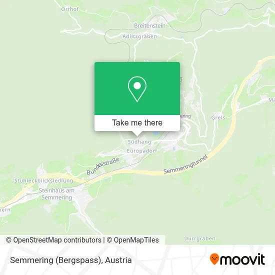 Semmering (Bergspass) map