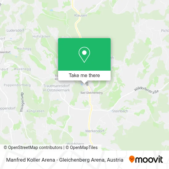 Manfred Koller Arena - Gleichenberg Arena map