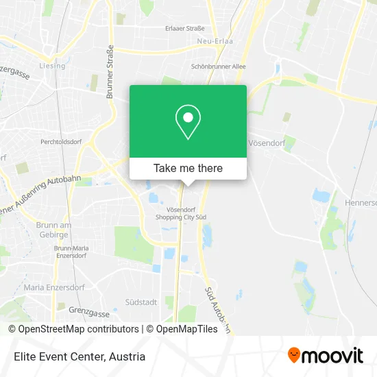 Elite Event Center map