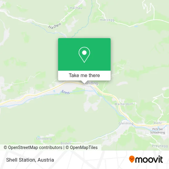 Shell Station map