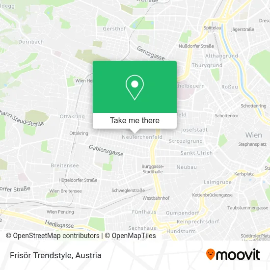 Frisör Trendstyle map