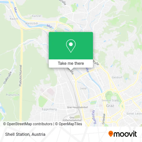 Shell Station map