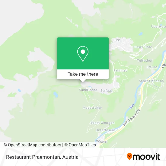 Restaurant Praemontan map