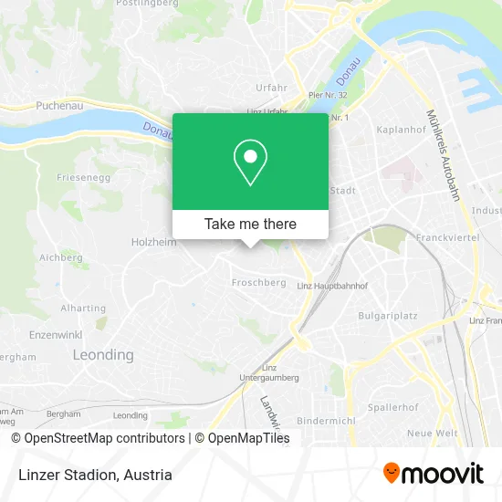 Linzer Stadion map