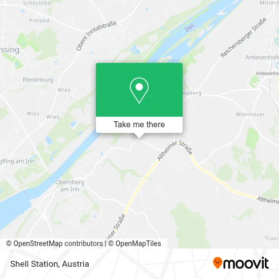 Shell Station map