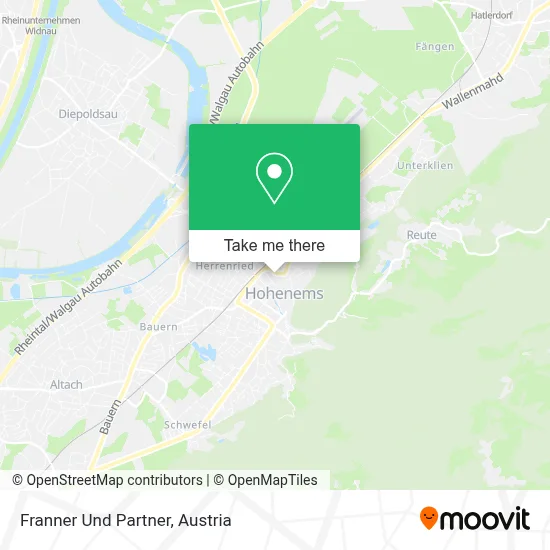 Franner Und Partner map