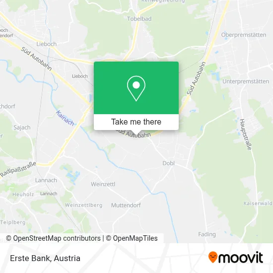 Erste Bank map