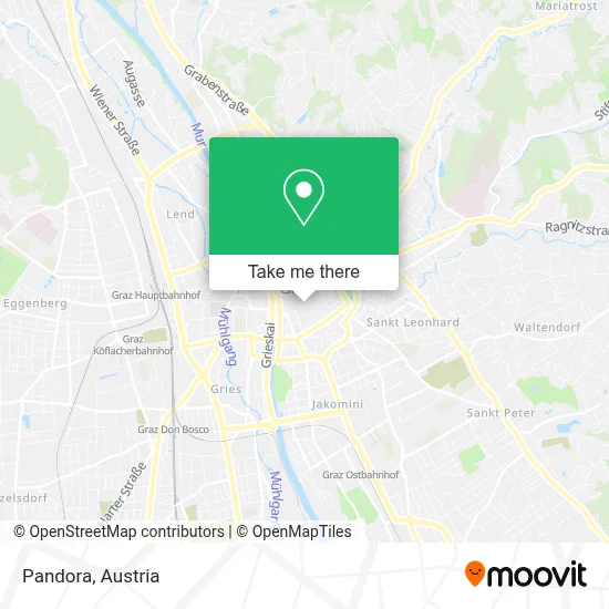 Pandora map