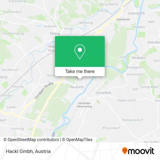 Hackl Gmbh map